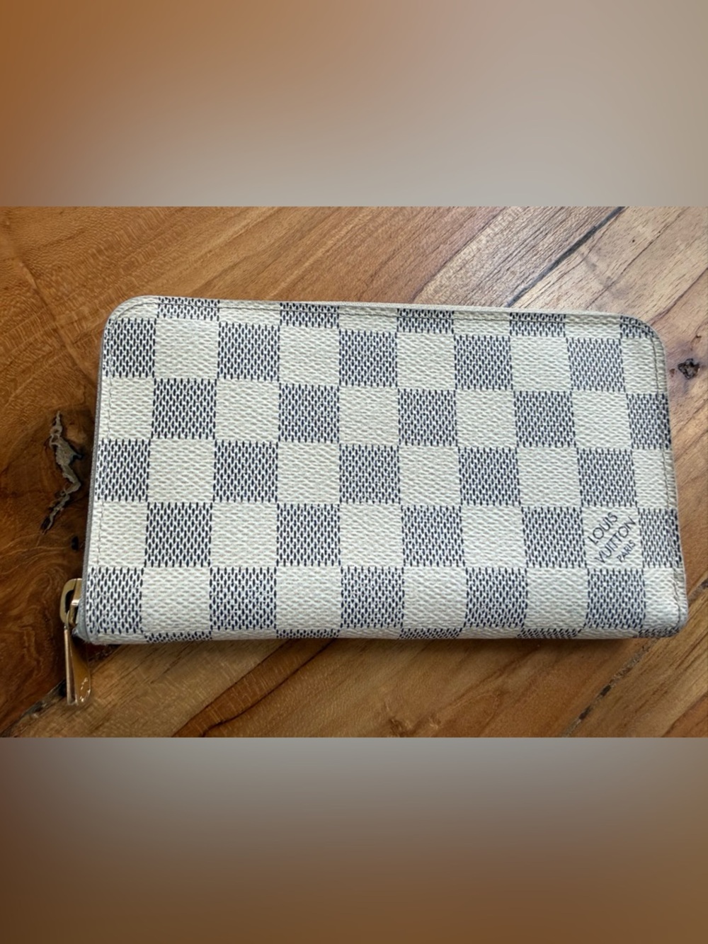 Louis Vuitton Damier Azur Zip Wallet